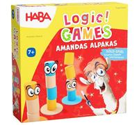 HABA Logic! Games Amandas Alpakas - Gioco di smistamento in legno di alta qualità ispirato al popolare principio di gioco dell'app, divertimento ai bambini dai 7 anni in su, 2011825001