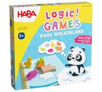 HABA Logic! Games - Baos Wolkenland - Puzzle e gioco impilabile con 60 compiti in diversi livelli di difficoltà a partire dai 6 anni - 2012225001