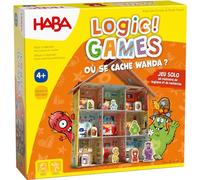 HABA - Logica! Games - Dove si nasconde Wanda? - Giochi da tavolo - Giochi di logica - 60 Puzzle - 4 Anni e Più - 306808