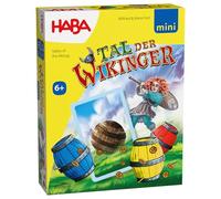 HABA Mini vichinga vichinga 2012192001 gioco da viaggio per 2-4 giocatori dai 6 anni in su gioco tattico con personaggi in legno