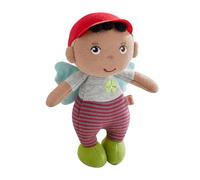 HABA Oskar & Lore - Bambola di stoffa unisex, confezione doppia, misura 19 cm
