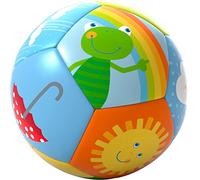 Haba - Palla per bebè, con arcobaleno, giocattoli per bambini, multicolore (306318)