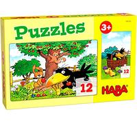 HABA - Puzzles El Frutal Corvo TEO per Bambini, Multicolore (306163)