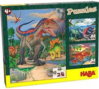 HABA Sales GmbH & Co.KG- Puzzle Dinosauri, 24 pezzi, 303377