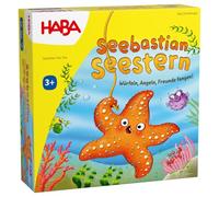 HABA Seebastian Stella marina - Gioco di pesca in legno per bambini dai 3 anni in su, promuove abilità motorie, gioco libero, apprendimento & differenziare i colori - 2012229001
