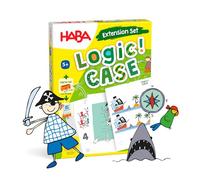 HABA Set di estensione della custodia logica: Pirati dai 5 anni in su, giochi di viaggio, schede flash per bambini, rompicapo e fantastici giochi di carte per bambini