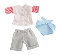 HABA Set abiti AHOI - 3 pezzi vestito per bambole 30 cm, dai 18 mesi in su, 2011860001
