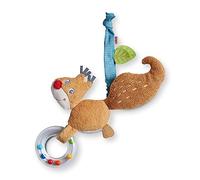 HABA- Squirrel Sonaglio da Appendere Amici della Foresta-Giocattolo per Bambini-Passeggino, Letto sospeso, Seggiolino auto-306894, Colore Colorato, 306894