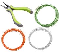 HABA Terra Kids 305429 - Pinza per Piegatura a Filo e Accessori, per Bambini, di Alta qualità, per Modellare Il Filo, con Filo di Alluminio Flessibile