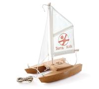 HABA Terra Kids-Kit Catamarano-Gioco all'aperto-Barca a Vela-8 Anni in poi-306315, Taglia Unica, 306315
