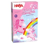 HABA- Unicorno Glitterato - Bingo, Colore Rosa, 2012212001