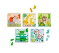 HABA Zuordnungsspielzeug Wilde Tiere
