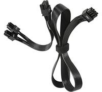 HABAGOU Cavo CPU da 8 pin a 8 e 4+4 pin, cavo di alimentazione CPU maschio a maschio per alimentatore modulare Corsair Thermaltake da 70 cm + 15 cm