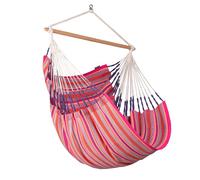 Habana Flamingo - Sedia sospesa Comfort in cotone organico rosa różowy