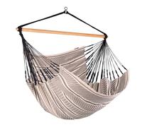 Habana Zebra - Sedia sospesa Kingsize in cotone organico Grau / Silber
