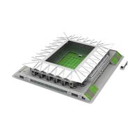 Habarri - LEGIA Puzzle 3D - Stadio di Calcio per Bambini e Adulti - Modello 3D - Modellismo - 154 Elementi