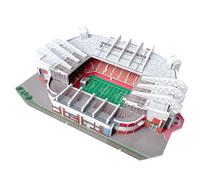 Habarri Mini Puzzle 3D - Stadio 3D - Piccolo stadio di calcio 3D per bambini e adulti - Mini stadio di calcio - modellismo (Old Trafford 46)