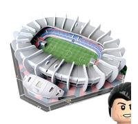 Habarri Mini Puzzle 3D - Stadio 3D - Piccolo stadio di calcio 3D per bambini e adulti - Mini stadio di calcio - modellismo (Parc des Princess 44)