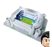 Habarri Mini Puzzle 3D - Stadio 3D - Piccolo stadio di calcio 3D per bambini e adulti - Mini stadio di calcio - modellismo (Santiago Bernabeu 41)