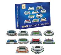 Habarri - Set di Puzzle 3D Stadi di Calcio Italiani - Modellini di stadio in miniatura - Idee regalo per bambini dai 7 anni in su e adulti - Gioco creativo - TOP 10 Serie A - 245 pezzi