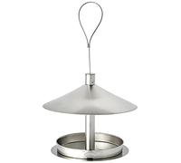 Habau 1771, mangiatoia in acciaio inox, con cavo per appenderla