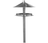 Habau 1772 Alimentatore in metallo in acciaio inossidabile con supporto