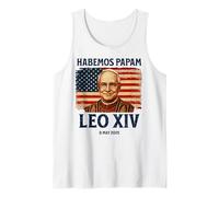 Habemus Papam Leo XIV Nuovo Papa 2025 Bandiera USA Souvenir Canotta