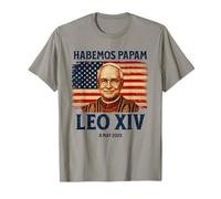 Habemus Papam Leo XIV Nuovo Papa 2025 Bandiera USA Souvenir Maglietta