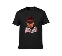 Haben Major League II Ricky Vaughn Wild Thing T-Shirt Graphic Tee Printed Top Mens Black Shirt L