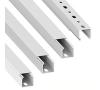 Habengut CC10118 Canalina per Cavi 25x25 mm, 4x1m, Bianco