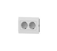 Habengut | Presa a 2 vie per canale di raccordo, 130 x 60 mm, contenuto: 1 pezzo