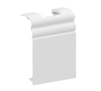 Habengut T per battiscopa Profilo berlinese 80 mm su canalina 15x30 mm, bianco