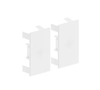 Habengut | Terminali per il montaggio del canale del cavo 60 x 110 mm, colore: Bianco