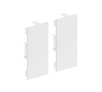 Habengut | Terminali per il montaggio del canale del cavo 60 x 130 mm, colore: Bianco