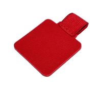 Habercrafts Red Pen Loop portapenne autoadesivo elastico matita Loop ecopelle portapenne universale adatto per notebook, agende, tablet, calendari, giornali, telefono, appunti (rosso)