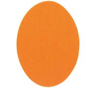 Haberdashery Online 6 ginocchiere per bambini colore arancione termoadesive da ferro Gomitiere per proteggere i vestiti e riparare pantaloni, giacche, maglioni, camicie. 10,5 x 8 cm. Rif. 71.