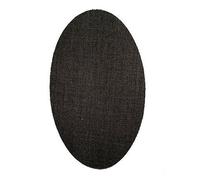 Haberdashery Online - 6 Toppe Termoadesive Grigio per Protezione Pantaloni, Ginocchiere Facili da Usare, Tessuto di Qualità, Resistente al Lavaggio, 16 cm - Colore: 33 Grigio