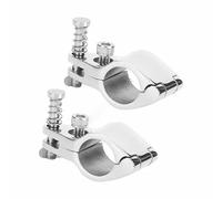 HABHYUDP Morsetti for ferramenta Resistenti all'Acqua salata, 2 Pezzi, Design con Perno a Molla for impieghi gravosi Bitte per Barche Bitte d'ormeggio per Barche Ganci(30MM)