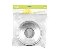 Habi 447 Colafritto in Alluminio di Portata, 15 cm, Argento