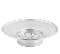 HABI 475 Colafritto Alluminio di Portata, 30 cm, Argento