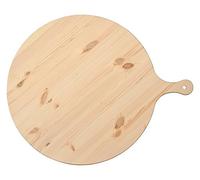 Habi Abete Tagliere Polenta con Manico, Legno, Marrone, 58x45x3 cm