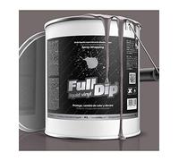HABILL-AUTO - Tanica di Vernice elastomerica Spray Full Dip 4 l, Finitura Grigio Chiaro Opaco