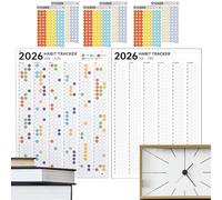 Habit Journal - Pianificatore settimanale e mensile di monitoraggio delle abitudini per donne uomini bambini bambini, strumento di aumento della produttività con design facile da usare, accessorio pia