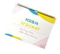 Habit Tracker, agenda con rilegatura a , senza data | Con obiettivi scrivibili, seguire le abitudini dell'organizzazione quotidiana e impostare gli obiettivi