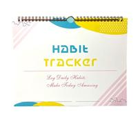 Habit Tracker - Agenda motivazionale per tracciare abitudini | Pianificatore di abitudini senza data con tabella obiettivi per salute, fitness e finanzia