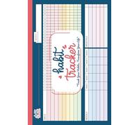 Habit Tracker Journal (6x9 Portable Edition): Track Daily, Weekly & Monthly Habits with 96 Months of Colorful Pastel Logs