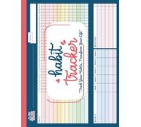 Habit Tracker Journal (8.5x11 Large Edition): Track Daily, Weekly & Monthly Habits with 96 Months of Spacious Pastel Logs