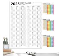 Habit Tracker Journal - Daily Planner For Productivity - GuidEd Habit Tracking Notebook, Gold Statch & Mindfulness Journal | Organizzatore Mensile E Settimanale | Diario Di Cura Per La Costruzione Di