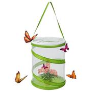 Habitat Gage, Butterfly Rearing Enclosure, Mesh Tent, Trasparente Breathable Foldable Portable Durable Safe Design, Educational Use for Caterpillars Kids Science Project
