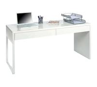 habitatdesign Vittoria B01 Scrivania, Bianco, 138 x 50 x 75